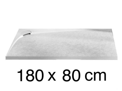 Duschwanne, rechtwinkliger Abfluss, 180 x 80 cm, - ALESON RIGHT
