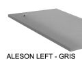 Duschwanne, Ablssung linke Ecke, 140x80 cm - ALESON LINKS