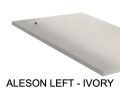 Duschwanne, Ablssung linke Ecke, 140x80 cm - ALESON LINKS