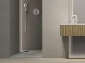 Duschwanne, Ablssung linke Ecke, 140x90 cm - ALESON LINKS