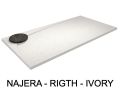 Duschwanne, rechtwinkliger Abfluss - NAJERA RIGHT 120