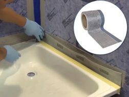 Wasserdichter Schutz für extraflache Duschwannen - FLEX SYSTEME
