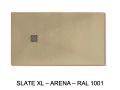 Duschwanne, groe Gre, extra flaches Harz - SLATE XL 230