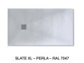 Duschwanne, groe Gre, extra flaches Harz - SLATE XL 240