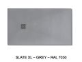 Duschwanne, groe Gre, extra flaches Harz - SLATE XL 240