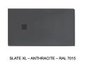Duschwanne, groe Gre, extra flaches Harz - SLATE XL 240