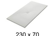 Flache Duschwanne 230x70 cm Harz VERONE