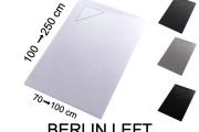 Duschwanne, linker Eckablauf - BERLIN LEFT 250