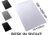Duschwanne, rechtwinkliger Abfluss - BERLIN RIGHT 220