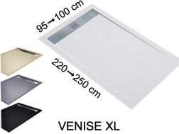 Duschwanne, abtropfen lassen, aus Mineralharz - VENISE XL 230
