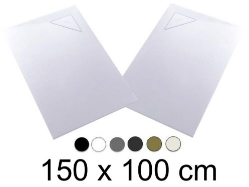 Duschwanne, 150x100 cm, rechtwinkliger Abfluss BERLIN