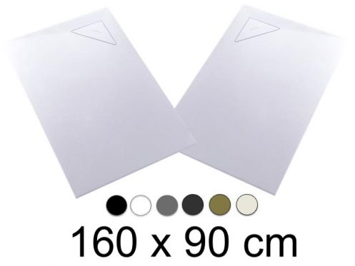 Duschwanne, 160x90 cm, rechtwinkliger Abfluss BERLIN