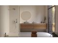 Vertigo Cream 60x120 cm - Wandpaneel aus SPC, Finish Zement Creme