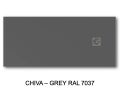 Duschwanne, 140x70 cm, Harz Pizarra-Finish, schneidbar - CHIVA 70x140