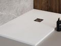 Duschwanne, 140x70 cm, Harz Pizarra-Finish, schneidbar - CHIVA 70x140