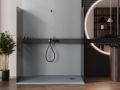 Duschwanne, 140x70 cm, Harz Pizarra-Finish, schneidbar - CHIVA 70x140