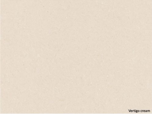 Vertigo Cream 60x120 cm - Wandpaneel aus SPC, Finish Zement Creme