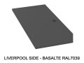 Duschwanne, seitlicher Abfluss - LIVERPOOL SIDE