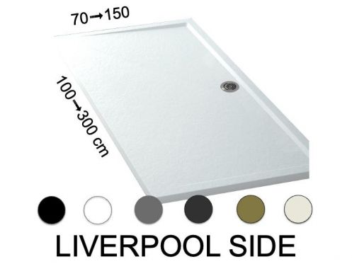Duschwanne, seitlicher Abfluss - LIVERPOOL SIDE