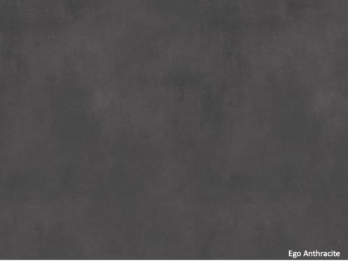 Ego Anthracite 120x280 cm- SPC-Wandpaneel, polierte Zementoberflche, anthrazit
