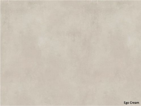 Ego Cream 120x280 cm- SPC-Wandpaneel, polierte Zementoberflche, creme