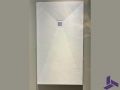 Duschwanne 100x60 cm, extra flach, rutschfest, VERONE