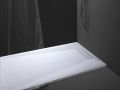 Duschwanne, schneidbar, Harz extra flach - ECOSENSE