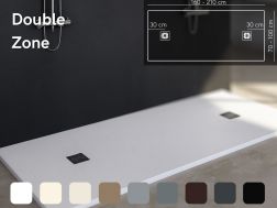 Duschwanne mit doppelter Evakuierung - DOUBLE ZONE