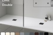Duschwanne mit doppelter Evakuierung - LIMIT DOUBLE