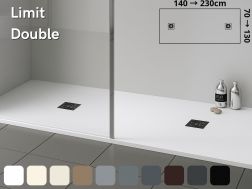 Duschwanne mit doppelter Evakuierung - LIMIT DOUBLE