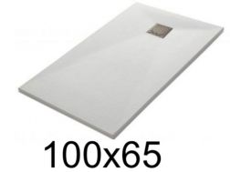 Duschwanne 100x65 cm Harz extra flach – TECNIK