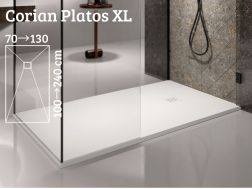 Duschwanne Corian, extra flaches - PLATOS CORIAN