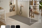Duschwanne, flexibel und unzerbrechlich innovative Technik - UNBREAKABLE LINEAR 130