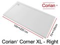 Eckduschwanne 110x110 cm - CORIAN ® CORNER RECHTS