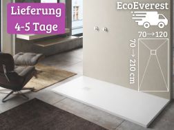 Duschwanne 180x90 cm zugeschnitten EcoEverest