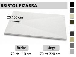 Duschwanne, nach Maß, aus Mineralharz - BRISTOL