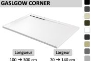 Duschwanne, Evakuierungsablauf in der Ecke - GLASGOW CORNER
