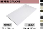 Duschwanne mit Ablauf in der linken Ecke - BERLIN LEFT