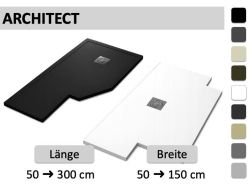 Duschwanne nach Maß atypische Herstellung, ARCHITECT