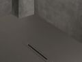 Duschwanne mit extra-feiner Design-Duschrinne - CARDIFF CENTRAL