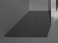 Duschwanne mit extra-feiner Design-Duschrinne - CARDIFF CENTRAL