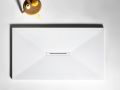 Duschwanne mit extra-feiner Design-Duschrinne - CARDIFF CENTRAL