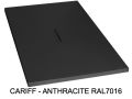 Duschwanne mit extra-feiner Design-Duschrinne - CARDIFF CENTRAL