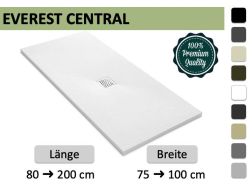 Maßgefertigte Premium-Duschwanne mit zentralem Ablauf – EVEREST CENTRAL
