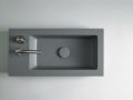 Maßgefertigte Waschtischplatte mit geringer Tiefe zur Wandmontage oder zum Einbau – LEEDS 40
