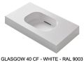 Hänge- oder Einbau-waschbecken mit geringer Tiefe - GLASGOW 40