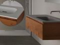 Hänge- oder Einbau-Becken mit Becken 60 cm– GLASGOW 60