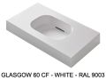 Hänge- oder Einbau-Becken mit Becken 60 cm– GLASGOW 60