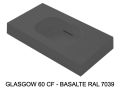 Hänge- oder Einbau-Becken mit Becken 60 cm– GLASGOW 60