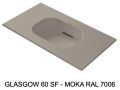 Hänge- oder Einbau-Becken mit Becken 60 cm– GLASGOW 60